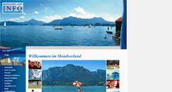 Desktop Screenshot of mondseeland-info.com